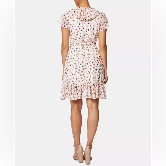 NWT Betsey Johnson Bug Garden wrap dress sz 10 - Picture 2 of 6